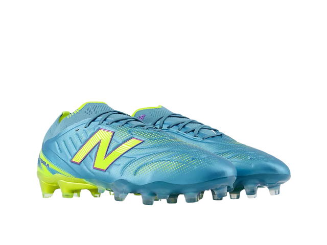 New Balance New Balance Tekela Elite Low Laced FG V5 Metallic Blue Alkaline Green Team Navy - view 3