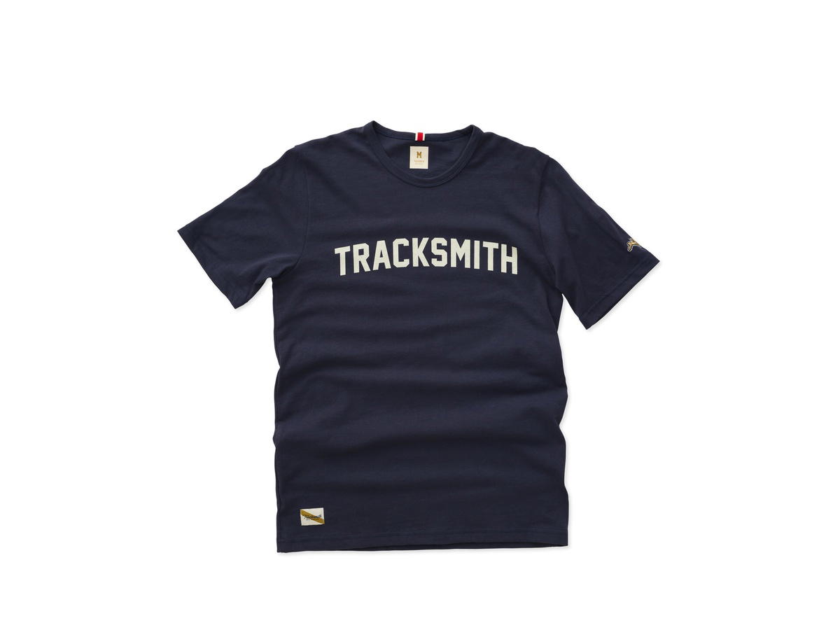 Tracksmith Tracksmith Grayboy Tee Navy Ivory