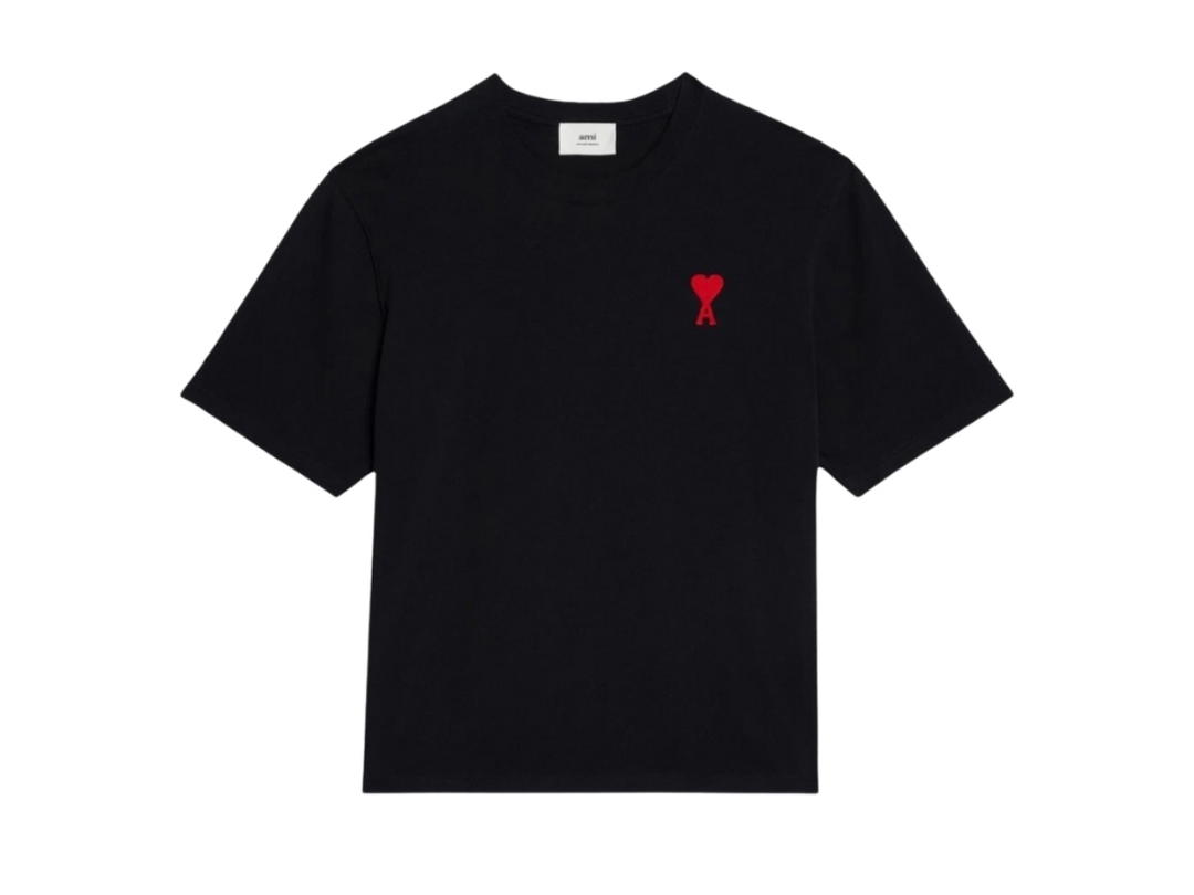 Ami Paris Ami Paris Ami De Coeur T-Shirt Black