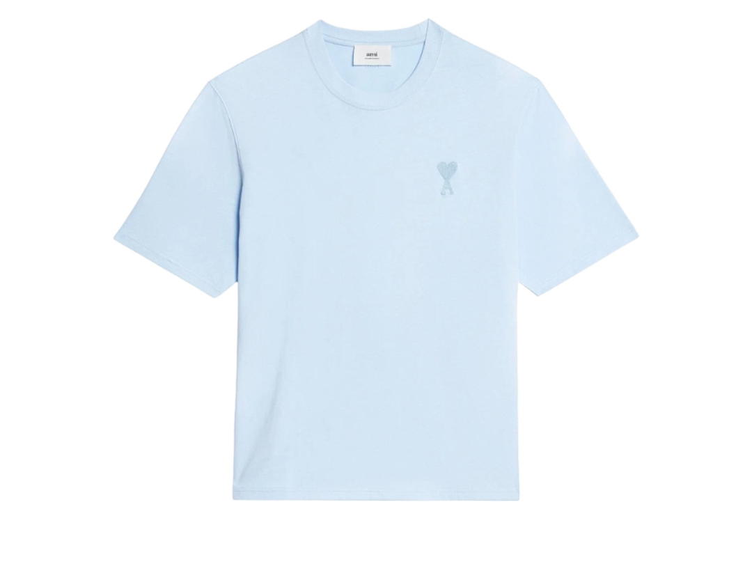 Ami Paris AMI de Coeur T-Shirt Sky Blue
