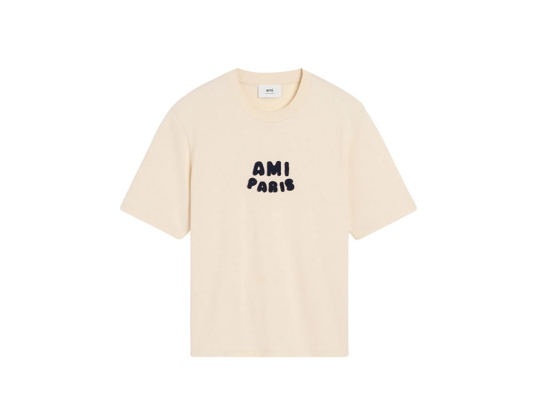 Ami Paris Ami Paris Patch T-Shirt White Cream
