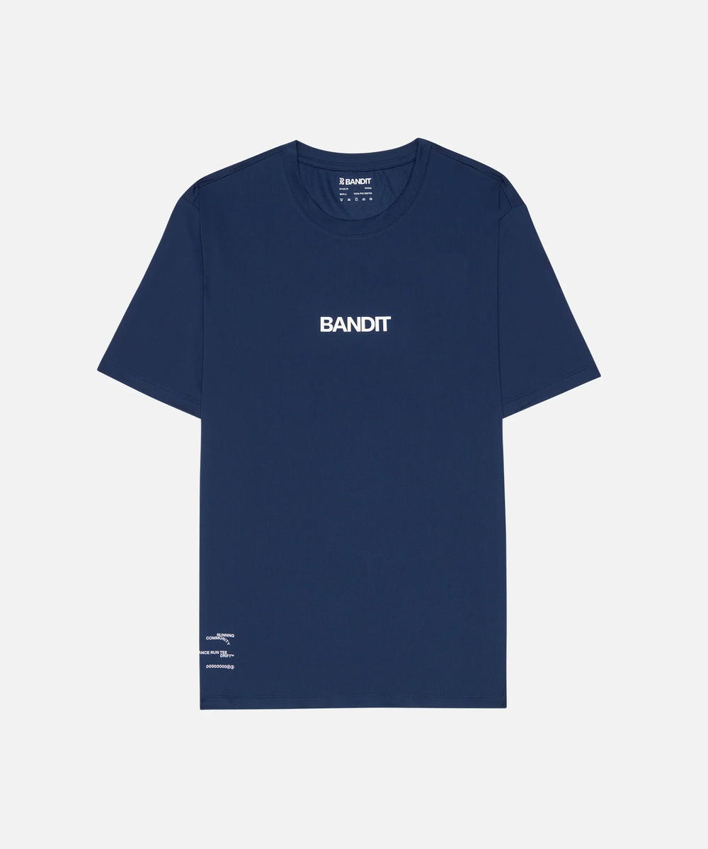 Bandit Running Bandit Running Drift Performance Training Tee NY Navy