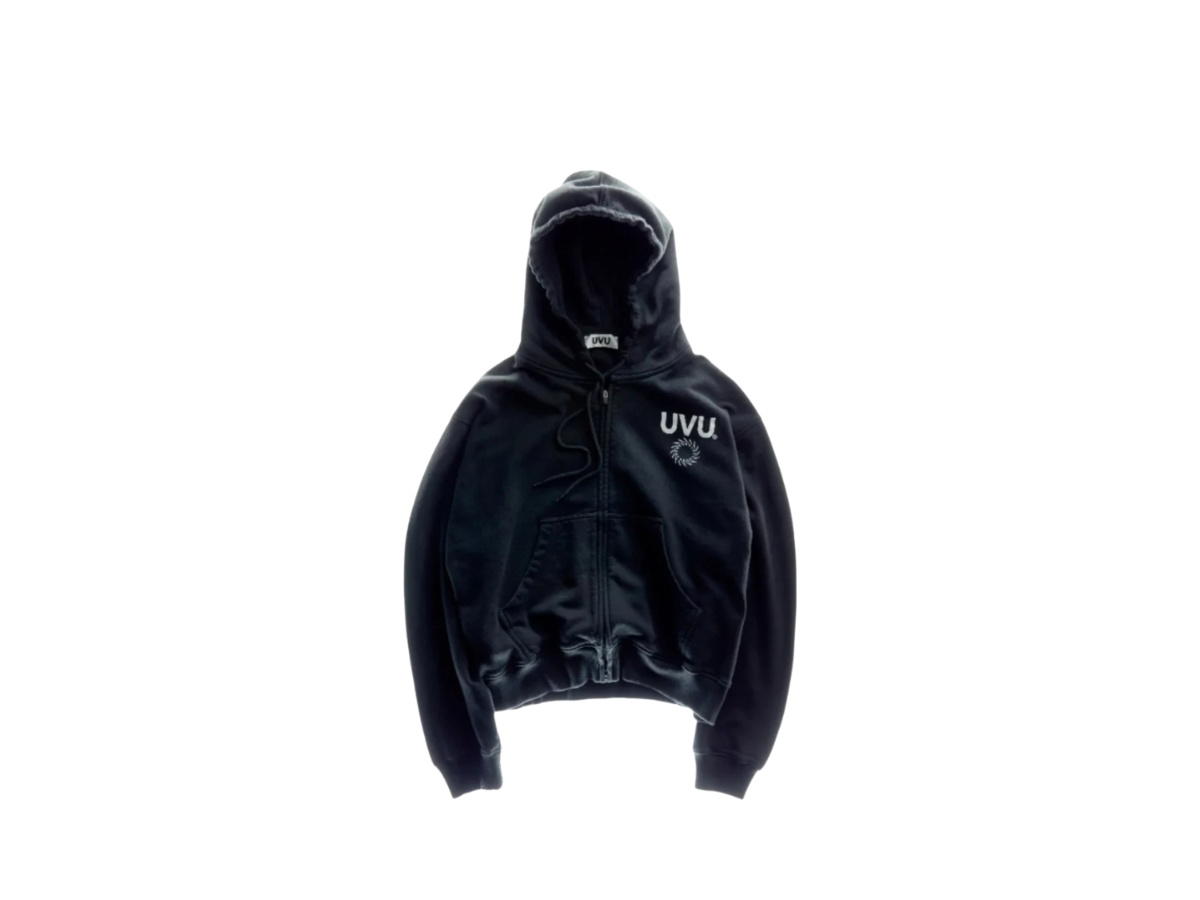 UVU UVU Insignia Zipped Hoodie Black