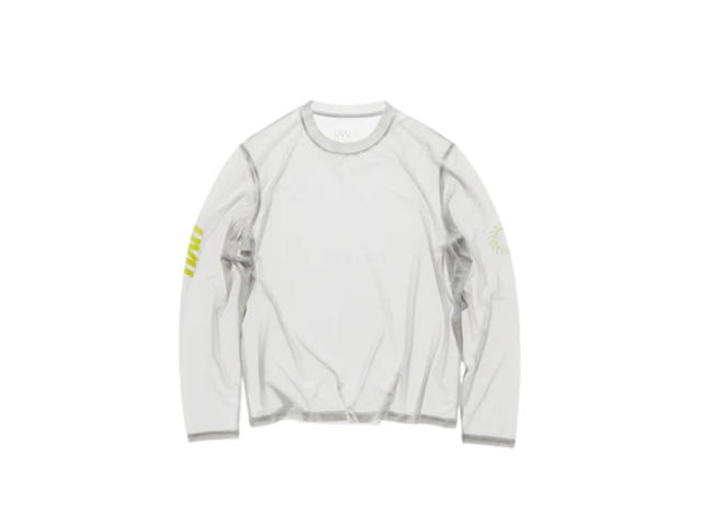 UVU UVU L/S Mesh Running Top Light Grey - view 1