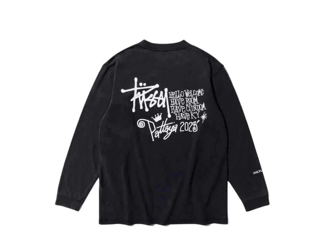 V.A.C. V.A.C. Culture™ Puxxy Washed Long Sleeve Tee #638 Black