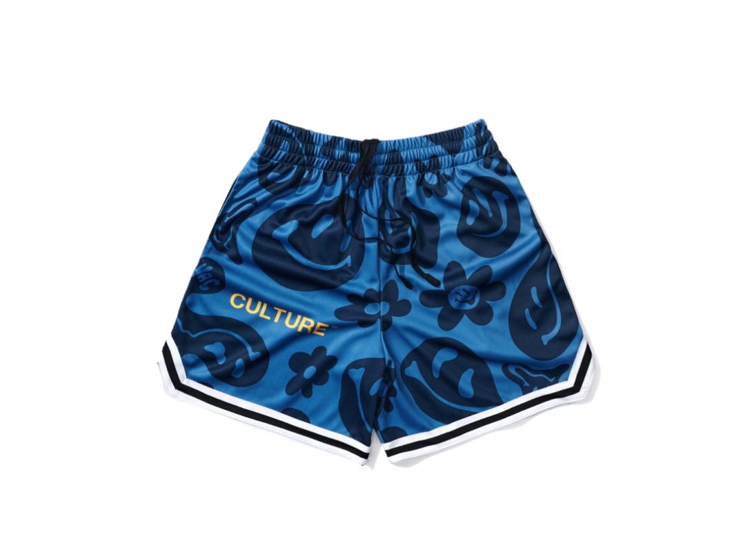 V.A.C. V.A.C. Culture Happy Daisy Club Short Blue