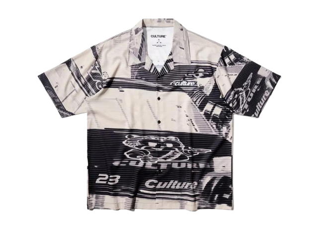 V.A.C. V.A.C. Culture Race to Survive Bowling Shirt Beige - view 2