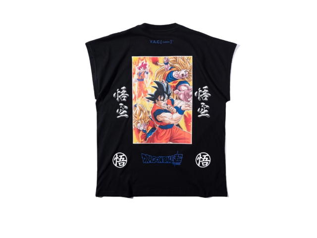 V.A.C. V.A.C. Culture X Dragonball Goku Oversize Sleeveless Tee Black - view 2