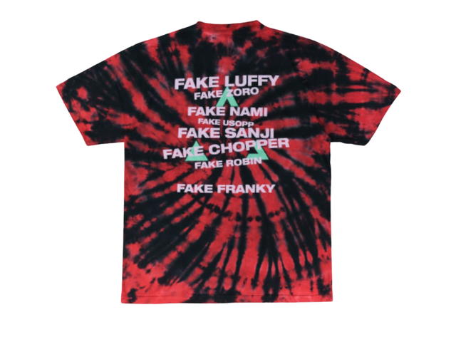 V.A.C. V.A.C. Culture x One Piece Tie dye Fake Straw Hat Crew T-Shirt - view 2