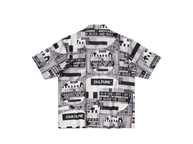 V.A.C. V.A.C. Culture Culture Test Pattern Monotone Bowling Shirt - view 2
