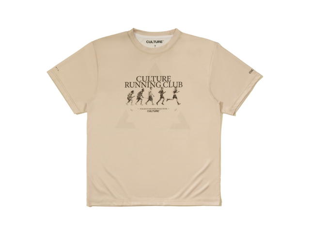 V.A.C. V.A.C. Culture Running Club Evolution in Motion Running Shirt Beige - view 1