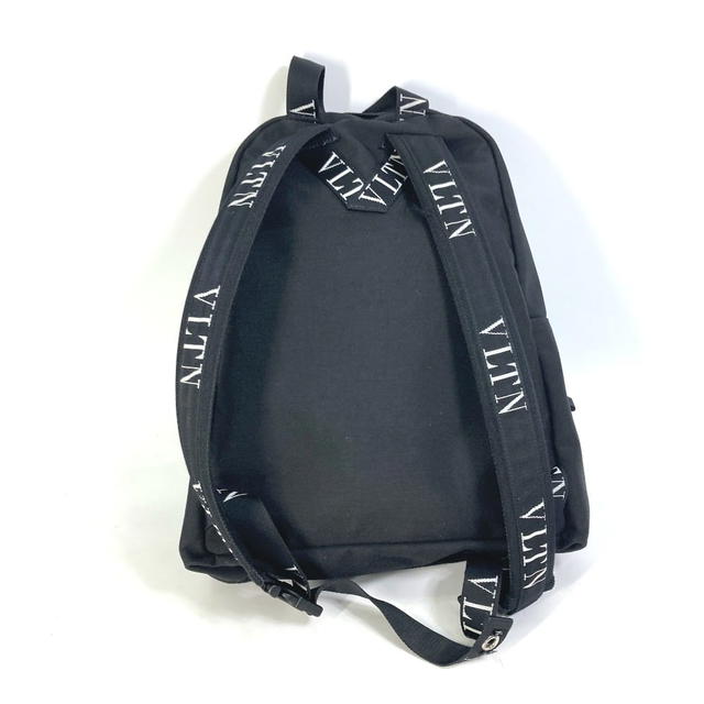 Valentino VALENTINO Bag VLTN logo Backpack Nylon Black/White - view 3