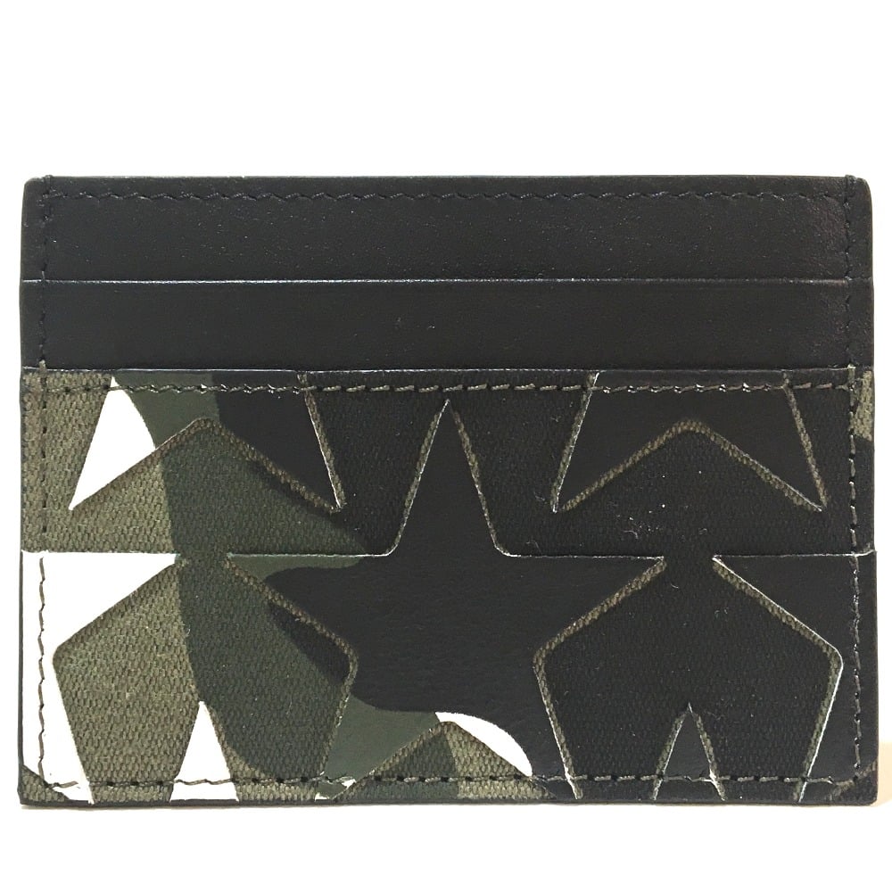 Valentino VALENTINO GARAVANI CamStars Camouflage Card Case ArmyGreen MY2P0448GAC