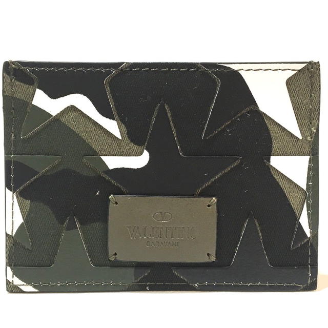Valentino VALENTINO GARAVANI CamStars Camouflage Card Case ArmyGreen MY2P0448GAC - view 2