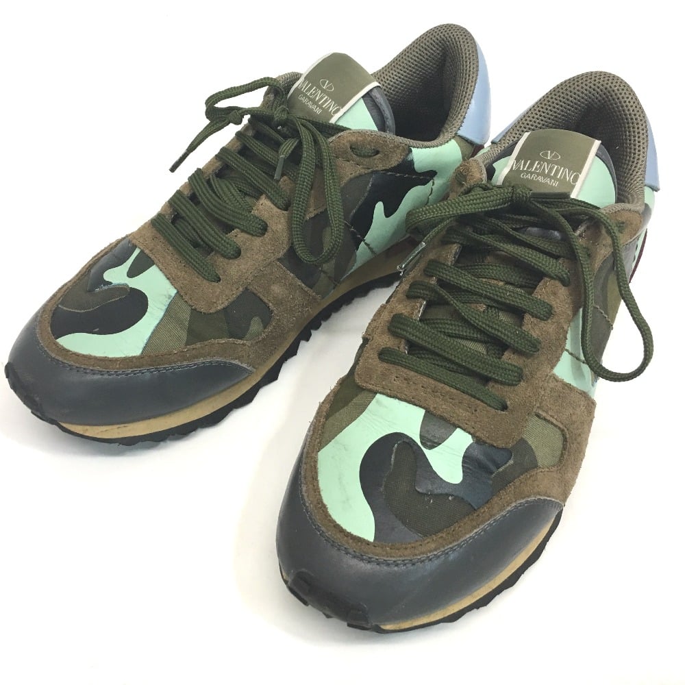 Valentino VALENTINO GARAVANI Lock runner Camouflage studs Sneakers Multicolore