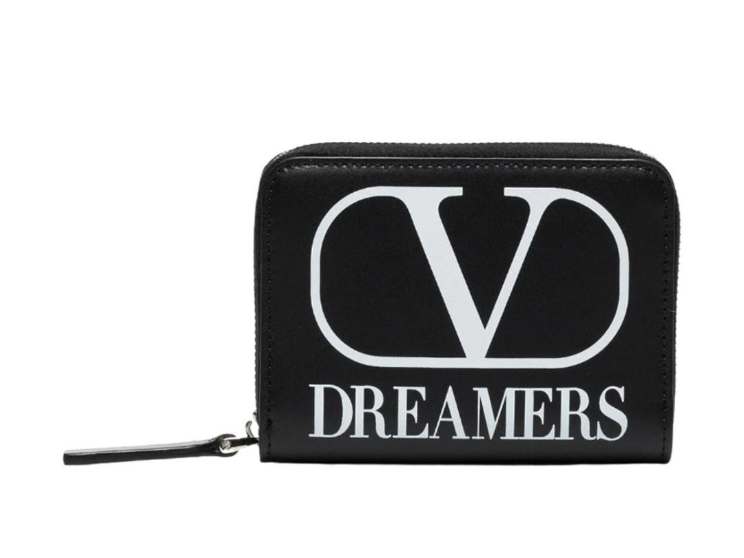 Valentino Valentino Garavani VLTN Dreamers Hanging Wallet Black