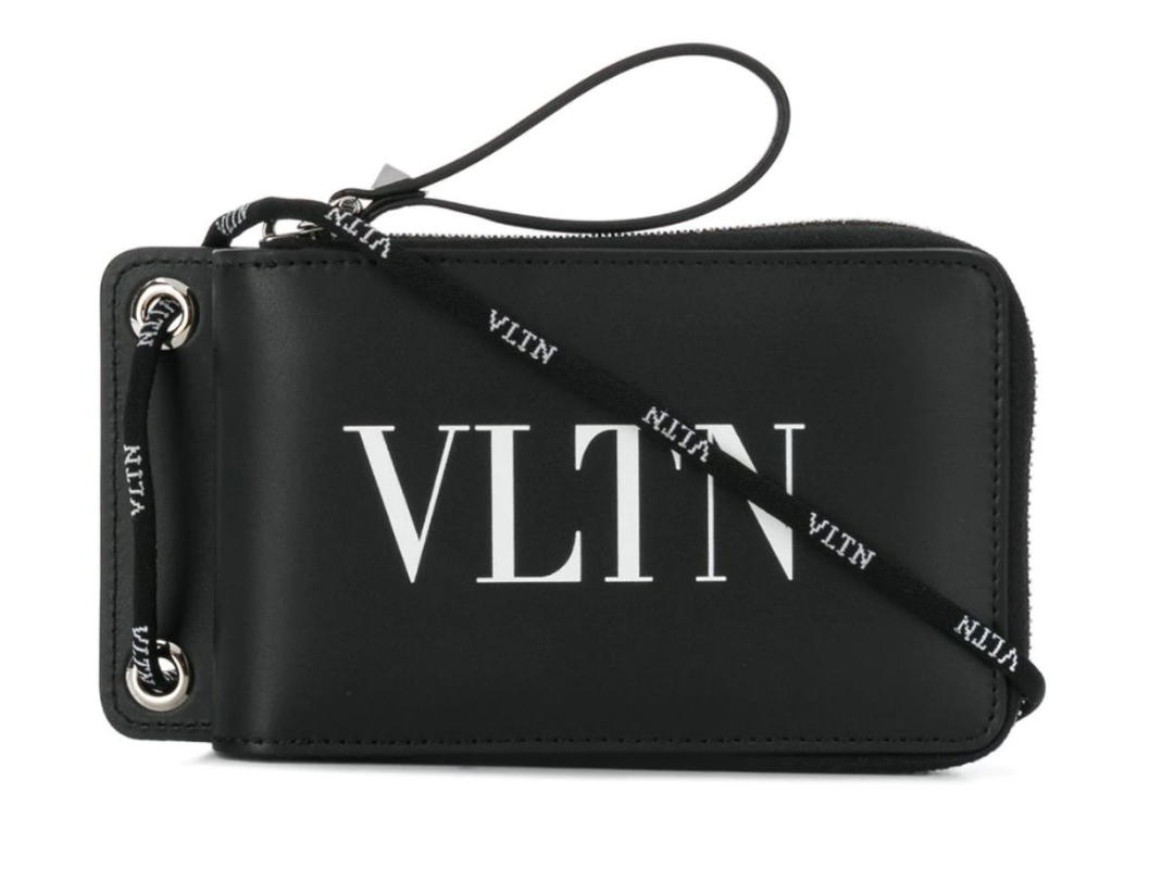 Valentino Valentino Garavani VLTN neck wallet