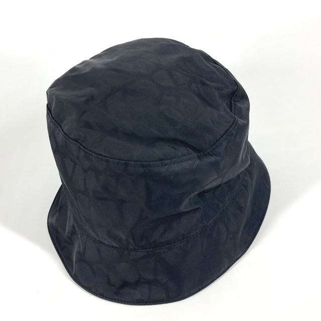 Valentino VALENTINO Logo All-over pattern All-over logo bucket hat bob hat Nylon Black - view 5