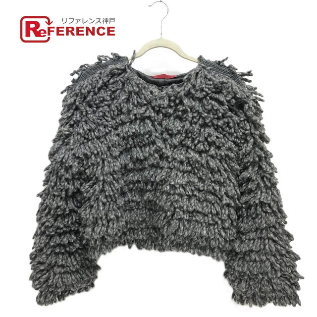 Valentino VALENTINO S44GP0017 fringe knit Apparel Jackets Outerwear Short cardigan - view 1
