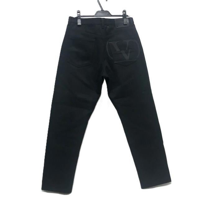 Valentino VALENTINO TV3DE00H5YB V logo cropped jeans Pants Denim Apparel Trousers Pants - view 3