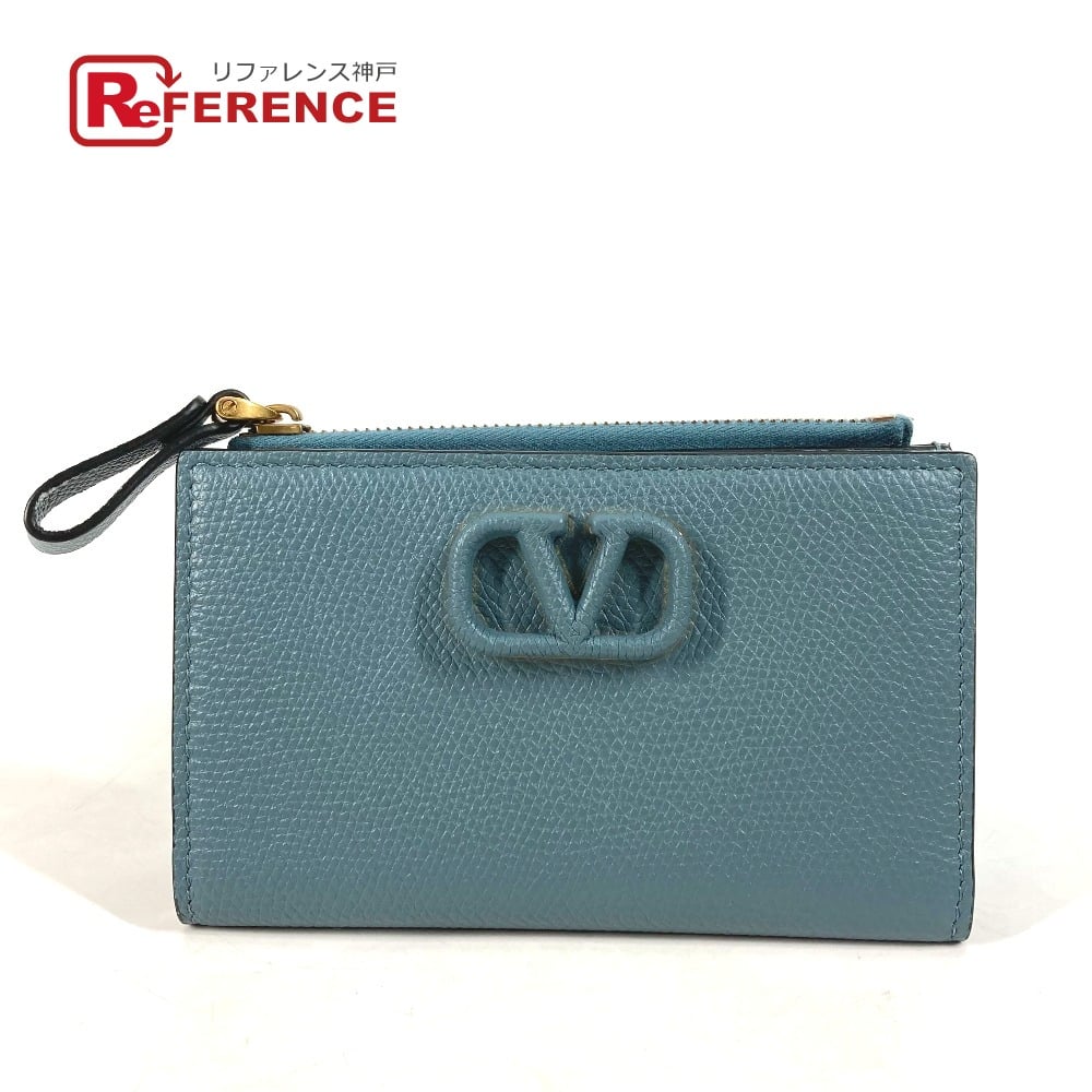 Valentino VALENTINO TW2P0T46RQR V logo Compact wallet Folded wallet Unused