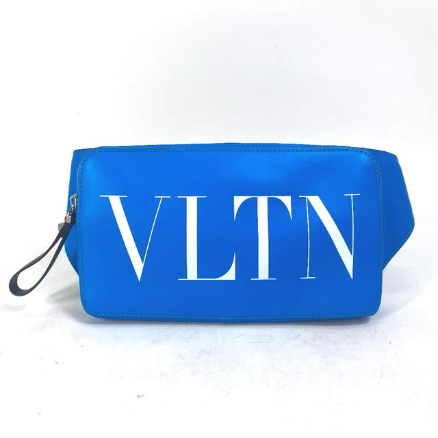 Valentino VALENTINO TY0B0719 VLTN logo body bag Cross Shoulder Bag Waist Pouch blue/White - view 2