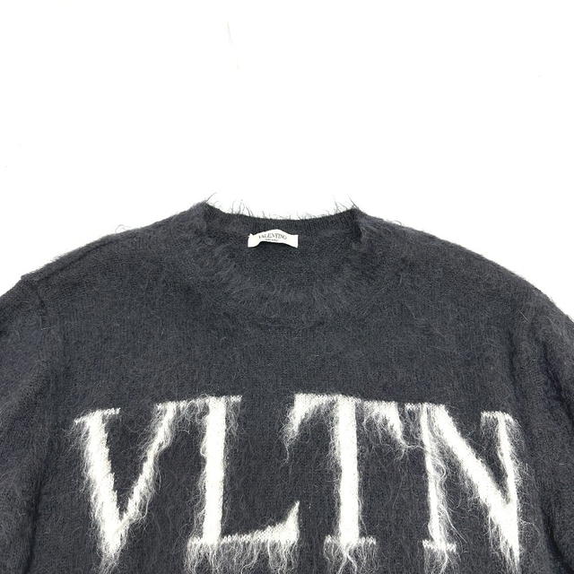 Valentino VALENTINO VLTN logo apparel sweater  Black - view 4