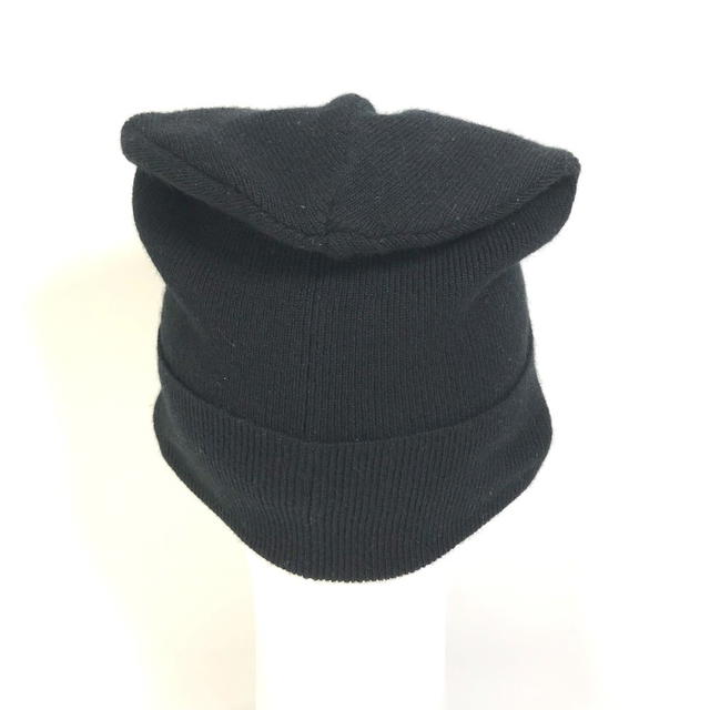 Valentino VALENTINO VLTN logo beanie knit cap Knit hat wool / silk Black/White - view 4