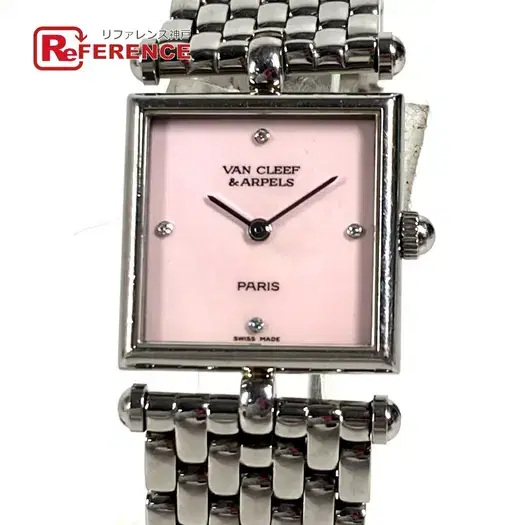 Buy Van Cleef & Arpels 522642 Pink shell Classic Cale 4PDiamond Women's Wristwatch at Sasom – Authentic and Ready to Ship
