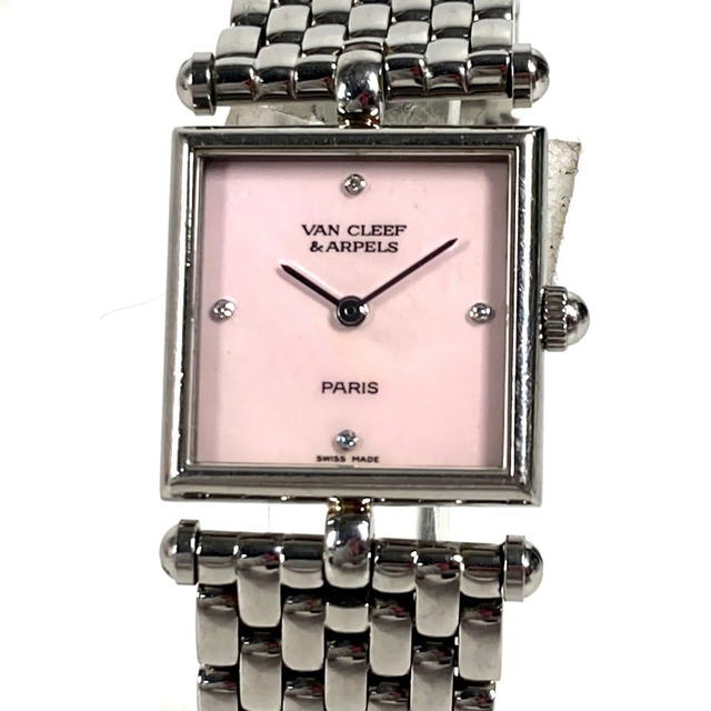 Van Cleef & Arpels Van Cleef & Arpels 522642 Pink shell Classic Cale 4PDiamond Women's Wristwatch - view 2