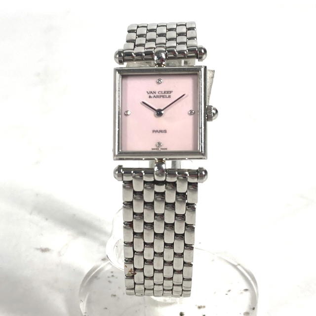 Van Cleef & Arpels Van Cleef & Arpels 522642 Pink shell Classic Cale 4PDiamond Women's Wristwatch - view 3