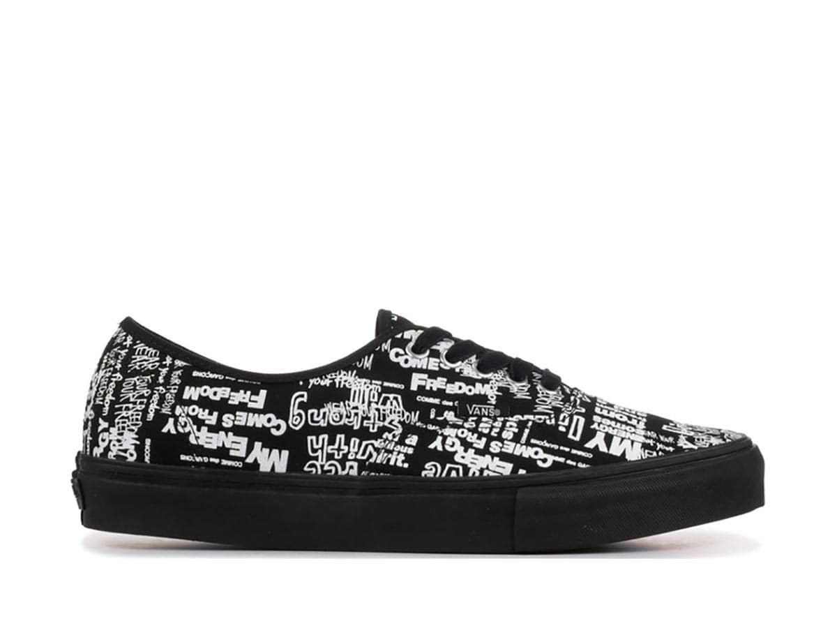 Vans Vans Authentic Comme des Garcons Black Message