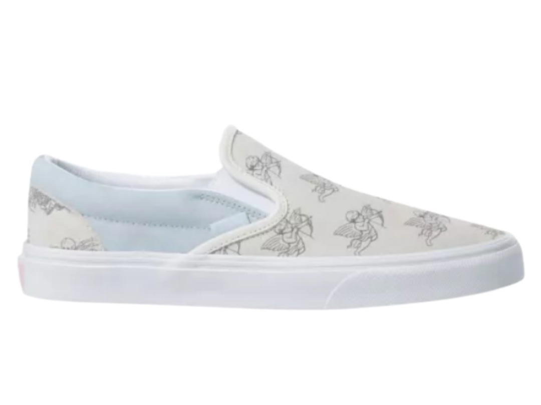 Vans VANS CLASSIC SLIP-ON - (LOVE YOU TO DEATH) MARSHMALLOW/BALLAD BLUE