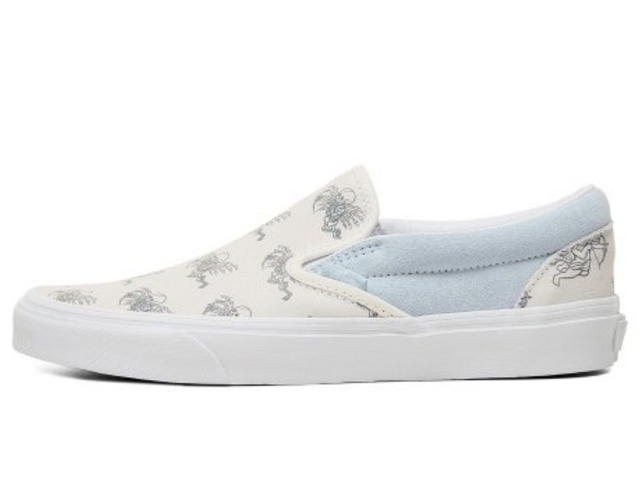 Vans VANS CLASSIC SLIP-ON - (LOVE YOU TO DEATH) MARSHMALLOW/BALLAD BLUE - view 2
