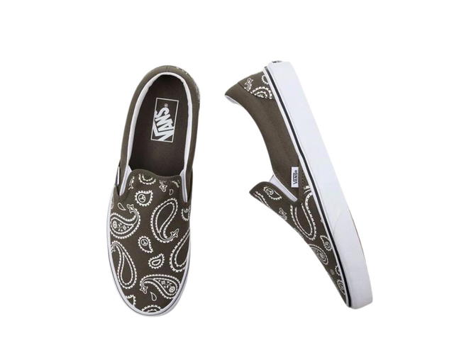 Vans Vans Classic Slip-On Peace Paisley Olive - view 3