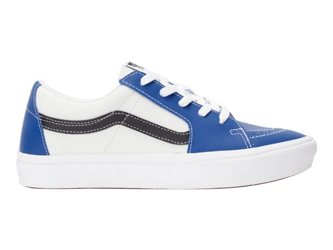 Vans VANS COMFYCUSH SK8-LOW - (LEATHER) TRUE BLUE/WHITE