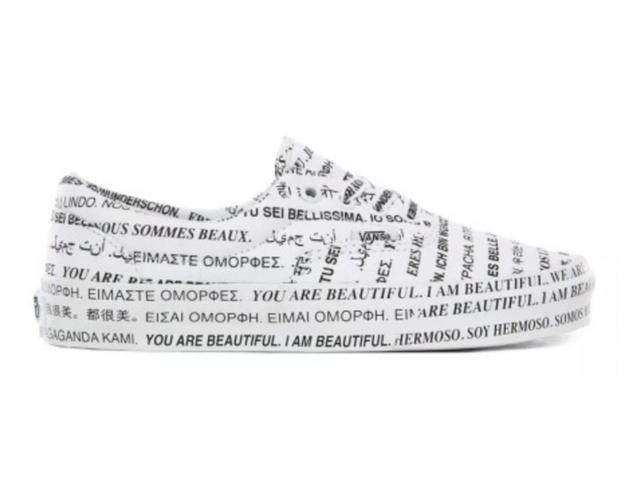 Vans VANS ERA - (WE ARE BEAUTIFUL) WHITE/TRUE WHITE - view 1