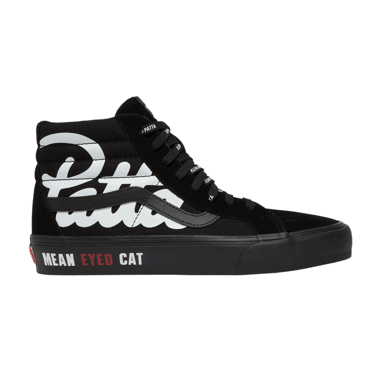 Vans Vans Patta x Vault Sk8-Hi Reissue VLT LX 'Mean Eyed Cat - Black'