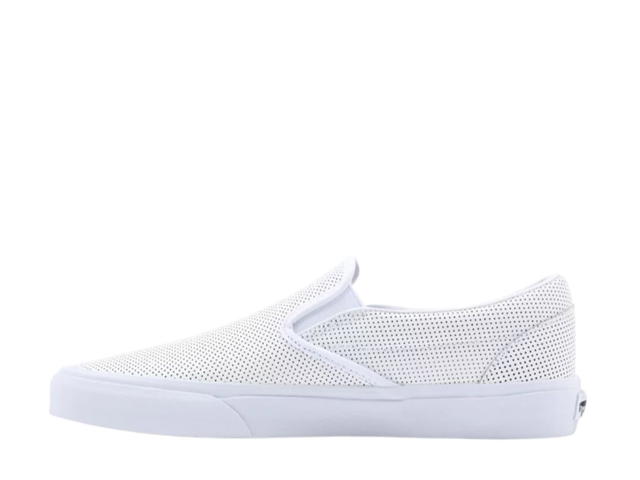 Vans VANS PERF LEATHER CLASSIC SLIP-ON SHOES WHITE - view 2