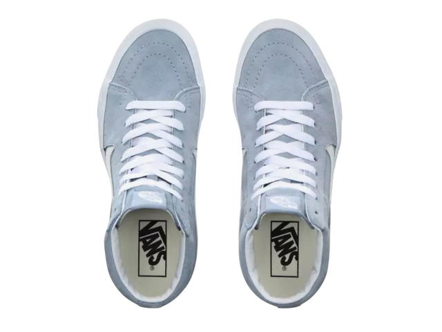 Vans VANS SK8-HI - PIG SUEDE BLUE FOG/TRUE WHITE - view 3