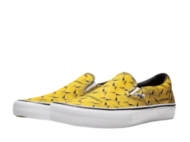 Vans Vans Slip-On Supreme Diamond Plate Yellow - view 2