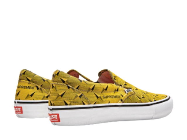 Vans Vans Slip-On Supreme Diamond Plate Yellow - view 3