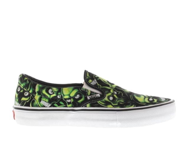 Vans Vans Slip-On Supreme Skull Pile (Green) - view 1