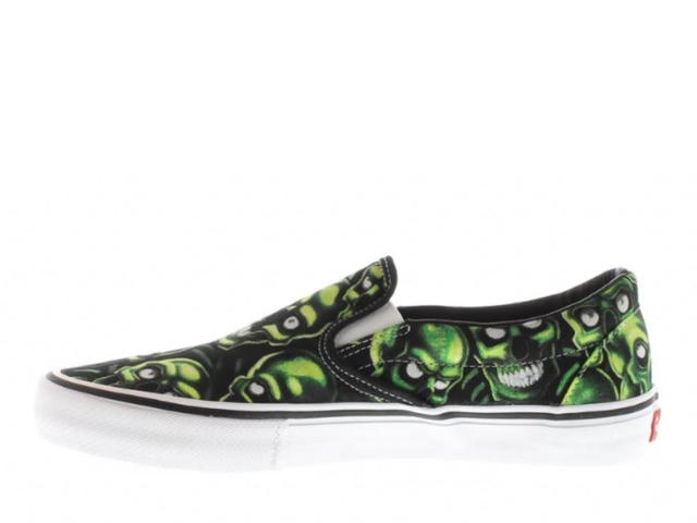 Vans Vans Slip-On Supreme Skull Pile (Green) - view 2