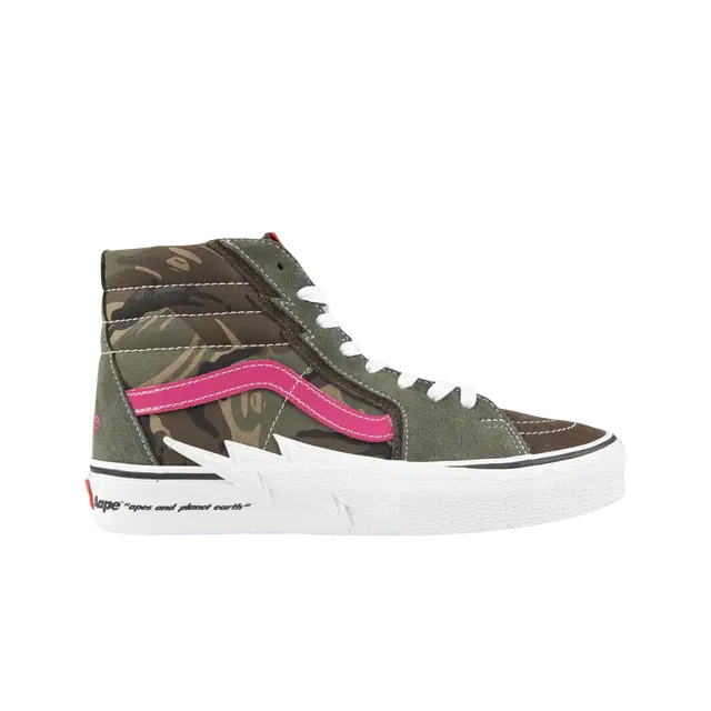 Vans Vans x AAPE Sk8-Hi Bolt Khaki - view 1