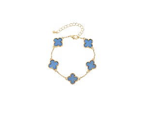 Buy Van Cleef & Arpels Vintage Alhambra Bracelet Blue at Sasom – Authentic and Ready to Ship