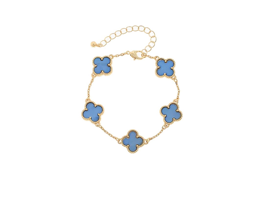 Van Cleef & Arpels Van Cleef & Arpels Vintage Alhambra Bracelet Blue