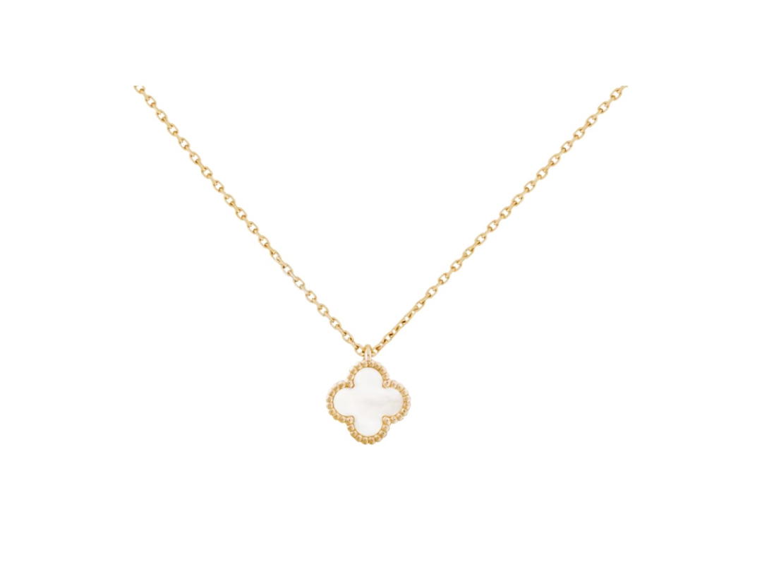 Van Cleef & Arpels Van Cleef & Arpels Sweet Alhambra Pendant Yellow Gold White Mother-Of-Pearl