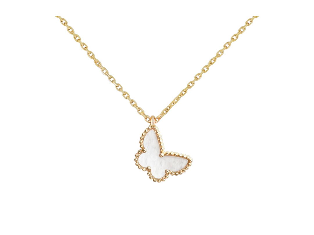 Van Cleef & Arpels Van Cleef & Arpels Sweet Alhambra Butterfly Pendant Yellow Gold
