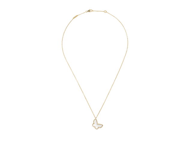 Van Cleef & Arpels Van Cleef & Arpels Sweet Alhambra Butterfly Pendant Yellow Gold - view 2